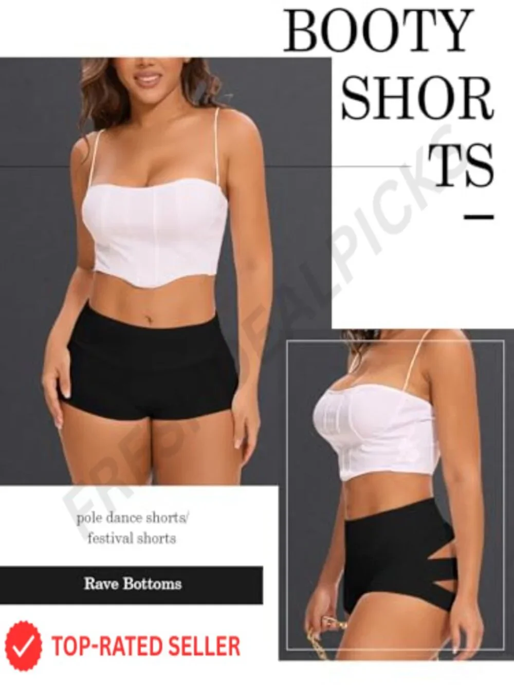 High Waisted Booty Shorts Butt Lifting Scrunch Cut Out Yoga Athletic Bottoms